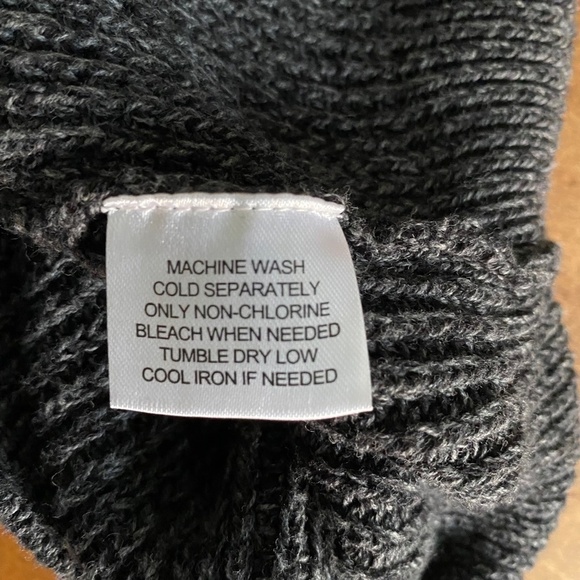 ORIGINAL Weatherproof 100% Cotton Grey Mixed Sweater Size L. Fits Small - Picture 10 of 11